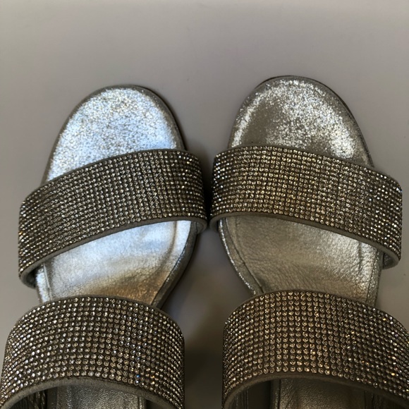 Browns Waverly Wedge Rhinestone Sandals EUC - Picture 7 of 11